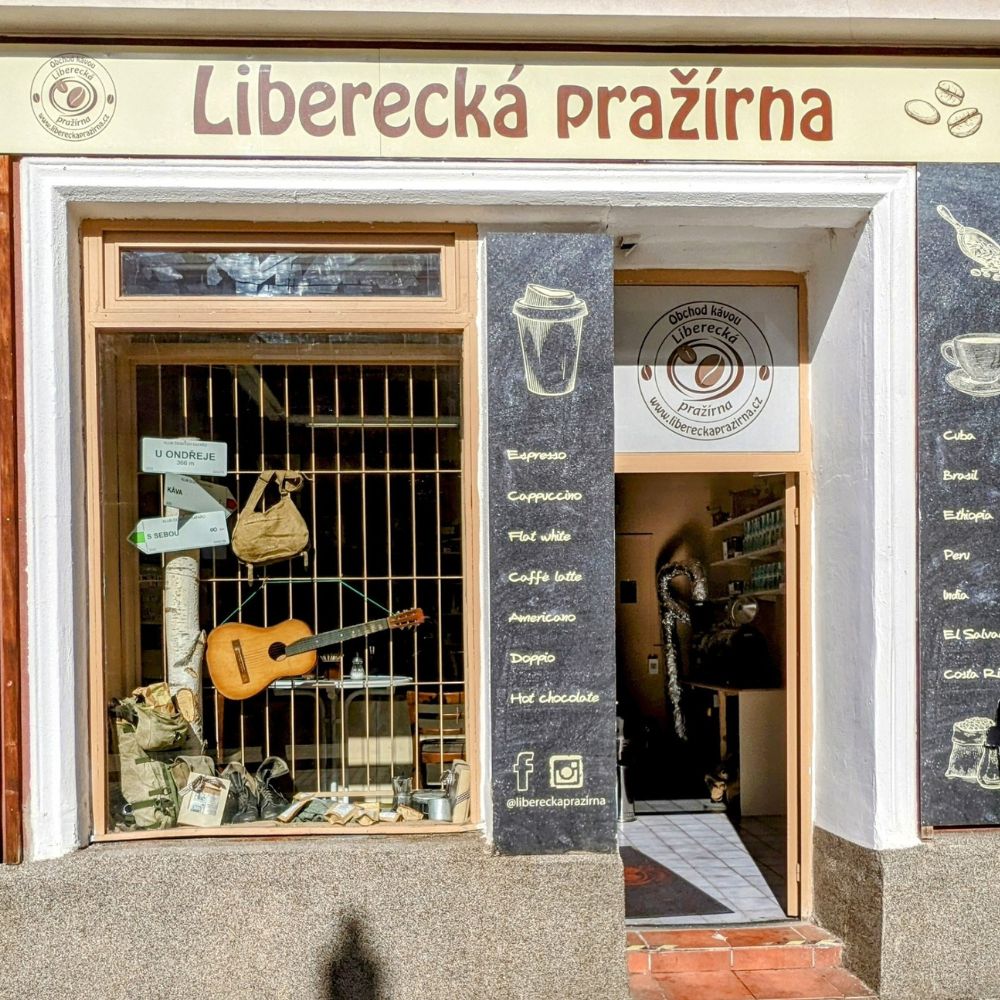 Liberecká pražírna, květen 2023